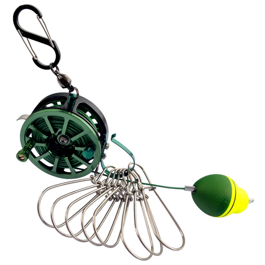 Fishing Stringer Stainless Ste - Fly Reel ulasan dan harga